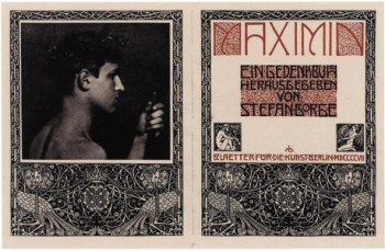 TEXTRÄUME BEI STEFAN GEORGE & MELCHIOR LECHTER von CHRISTIAN BAUDISCH