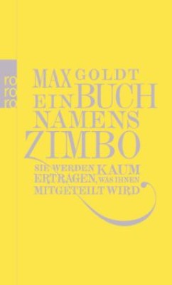 EIN BUCH NAMENS ZIMBO von MAX GOLDT
