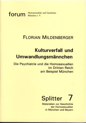 KULTURVERFALL UND UMWANDLUNGSMÄNNCHEN von FLORIAN MILDENBERGER