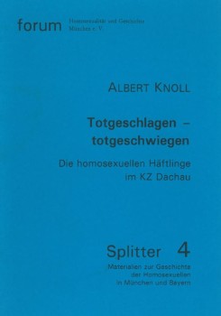 TOTGESCHLAGEN - TOTGESCHWIEGEN von ALBERT KNOLL