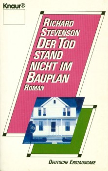 DER TOD STAND NICHT IM BAUPLAN von RICHARD STEVENSON
