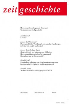 HOMOSEXUELLENVERFOLGUNG IN ÖSTERREICH - GESCHICHTE UND NACHGESCHICHTE